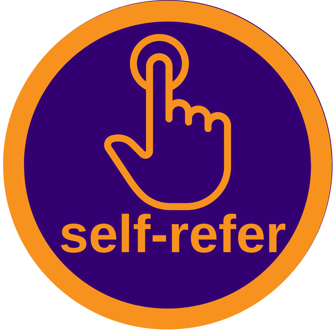 Self-refer button for Dudley Talking Therapies service